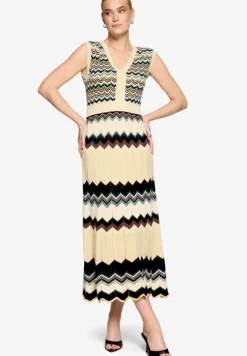 Strickkleid mit Lurexfaden