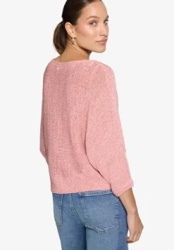 Strickpullover mit Fledermausärmeln