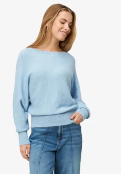 Strickpullover mit U-Boot Ausschnitt