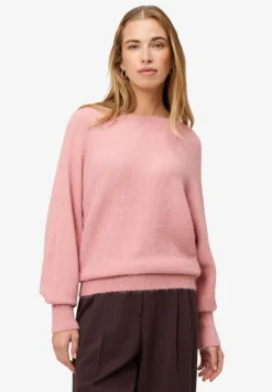 Strickpullover mit U-Boot Ausschnitt