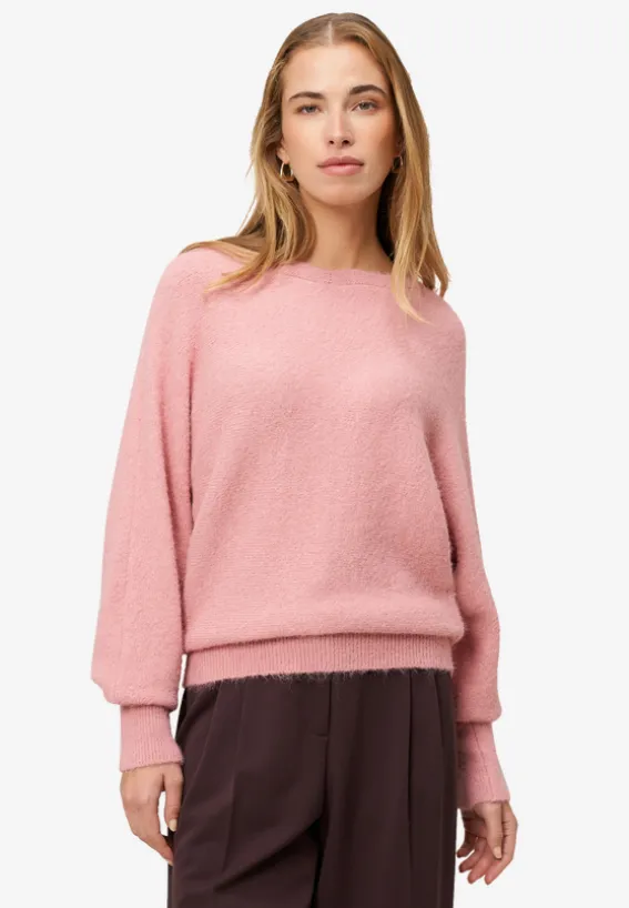 Strickpullover mit U-Boot Ausschnitt