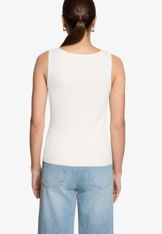 Stricktop mit U-Boot Ausschnitt
