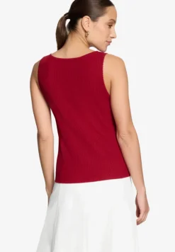 Stricktop mit U-Boot Ausschnitt