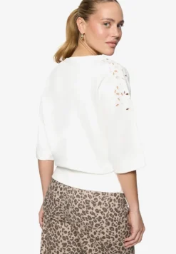 Sweatshirt mit Lochmuster