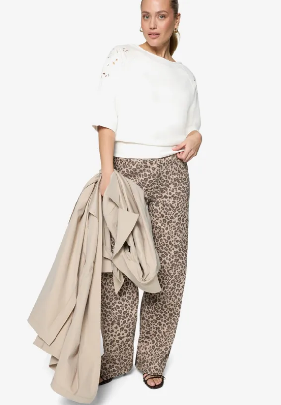 Sweatshirt mit Lochmuster