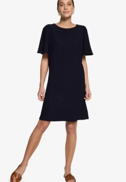 T-Shirt- Kleid mit Rundhalsausschnitt