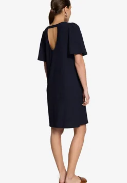 T-Shirt- Kleid mit Rundhalsausschnitt