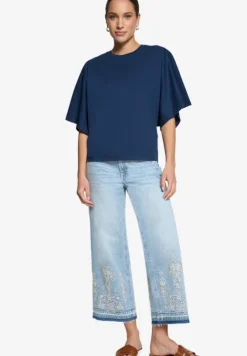 T-Shirt mit weiten Ärmeln
